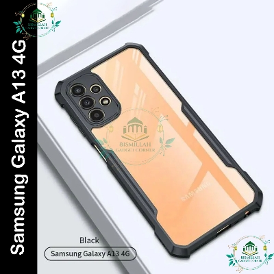 Picture of Xundd Back Cover for Samsung Galaxy A13 4G Transparent Hybrid Hard PC Back Bumper