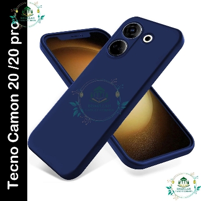 Picture of Premium Liquid Silicone Phone case for Tecno Camon 20 / Tecno Camon 20 Pro Liquid Silicon Mobile Back Case Soft Silicone Phone Cover