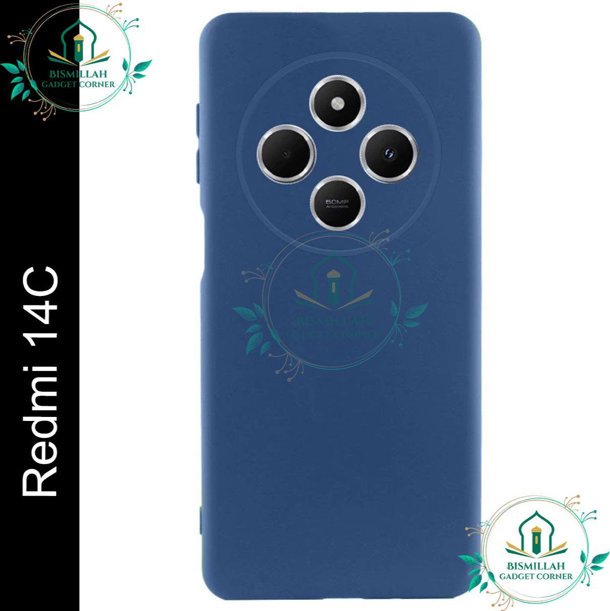 Picture of Premium Liquid Silicone Phone case for Xiaomi Redmi 14C Liquid Silicon Mobile Back Case Soft Silicone Phone Cover