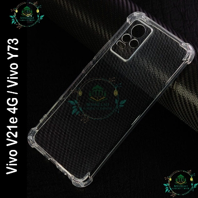 Picture of Transparent back cover For Vivo V21e 4G / Vivo Y73 Luxury transparent Protect Back Cover Soft Case