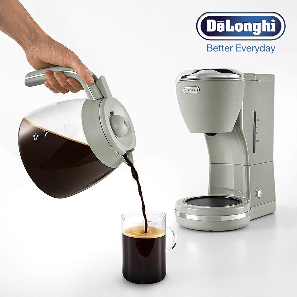 Picture of De'Longhi ICMX210.GR Argento Flora Drip Filter Coffee Maker