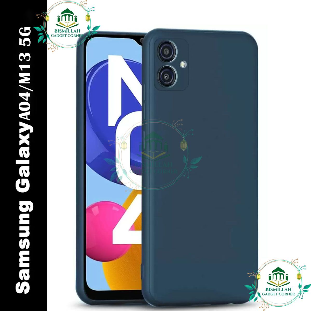 Picture of Premium Liquid Silicone Phone case for Samsung Galaxy A04 4G / Samsung Galaxy M13 5G Liquid Silicon Mobile Back Case Soft Silicone Phone Cover