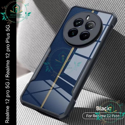 Picture of Xundd Back Cover for Realme 12 pro 5G / Realme 12 pro Plus 5G Transparent Hybrid Hard PC Back Bumper