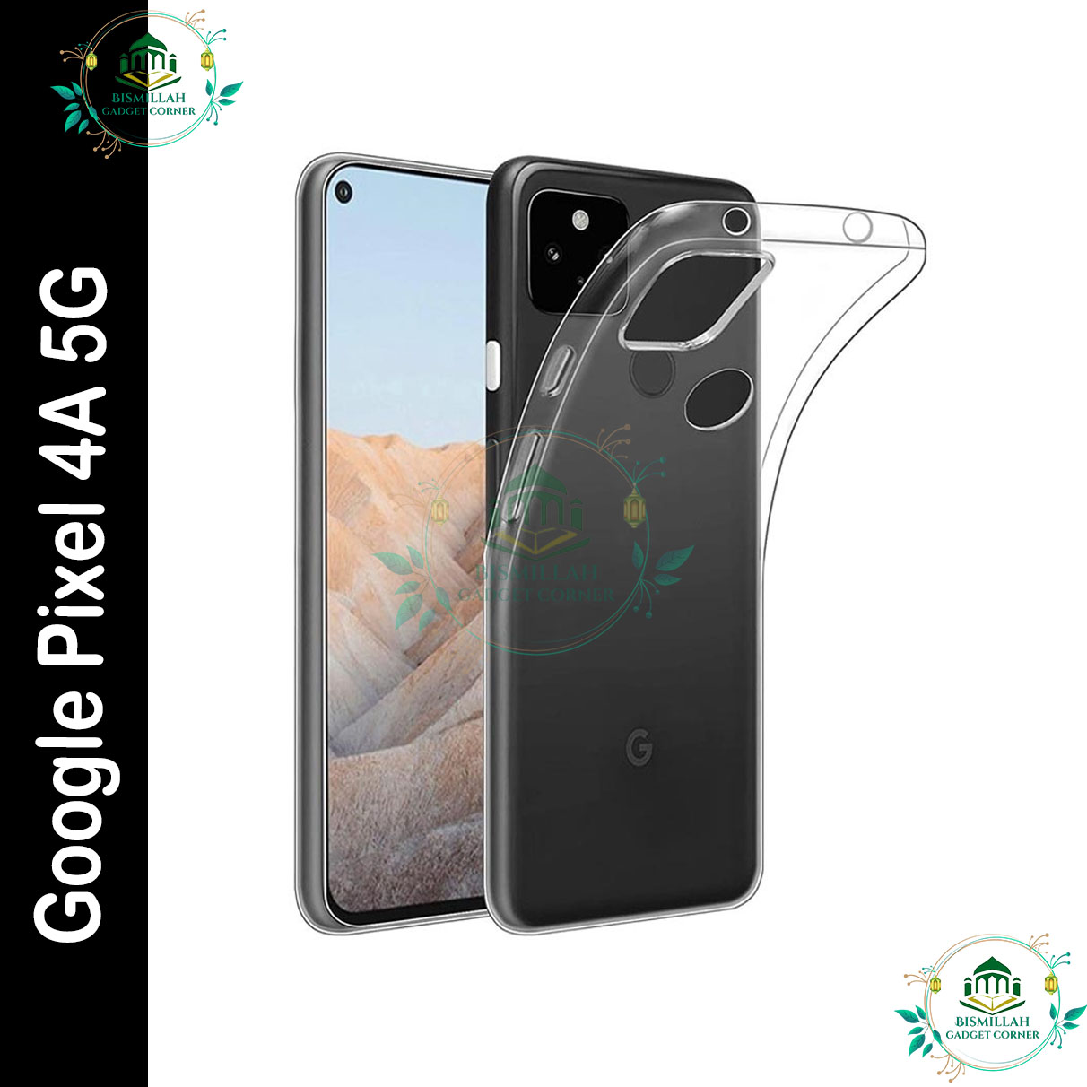 Picture of Transparent back cover For Google Pixel 4A 5G Luxury transparent Protect Back Cover Soft Case