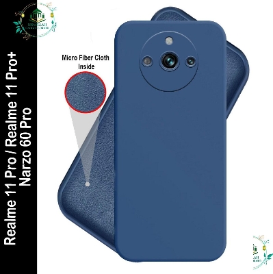 Picture of Premium Liquid Silicone Phone case for Realme 11 Pro / Realme 11 Pro+ / Narzo 60 Pro Liquid Silicon Mobile Back Case Soft Silicone Phone Cover