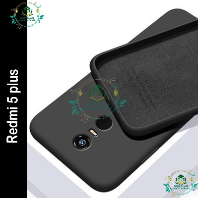 Picture of Premium Liquid Silicone Phone case for Redmi 5 Plus / Redmi 5+ Liquid Silicon Mobile Back Case Soft Silicone Phone Cover