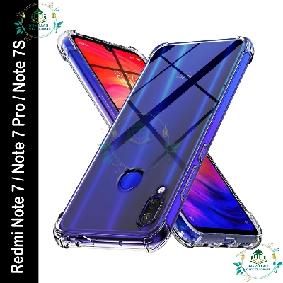Picture of Transparent back cover For Xiaomi Redmi Note 7 / Redmi Note 7 Pro / Redmi Note 7S Luxury transparent Protect Back Cover Soft Case