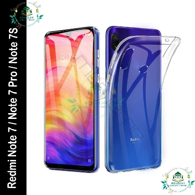 Picture of Transparent back cover For Xiaomi Redmi Note 7 / Redmi Note 7 Pro / Redmi Note 7S Luxury transparent Protect Back Cover Soft Case