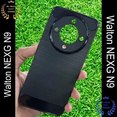 Picture of Spigen cover For Walton NEXG N9 Carbon Fiber Back cover Soft Slim Fashion Non-Slip Protective Carbon Fiber Phone Case
