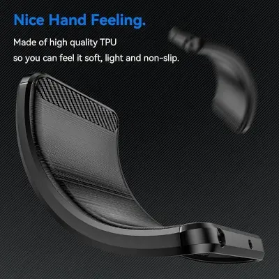 Picture of Spigen cover For Walton NEXG N9 Carbon Fiber Back cover Soft Slim Fashion Non-Slip Protective Carbon Fiber Phone Case