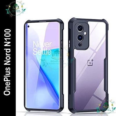 Picture of Xundd Back Cover for OnePlus Nord N100 Transparent Hybrid Hard PC Back Bumper