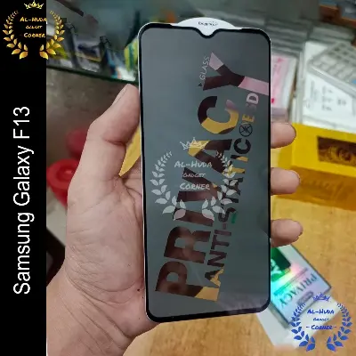 Picture of Privacy glass For  Samsung Galaxy F13 Tempered Gorilla Glass Privacy Screen Protector