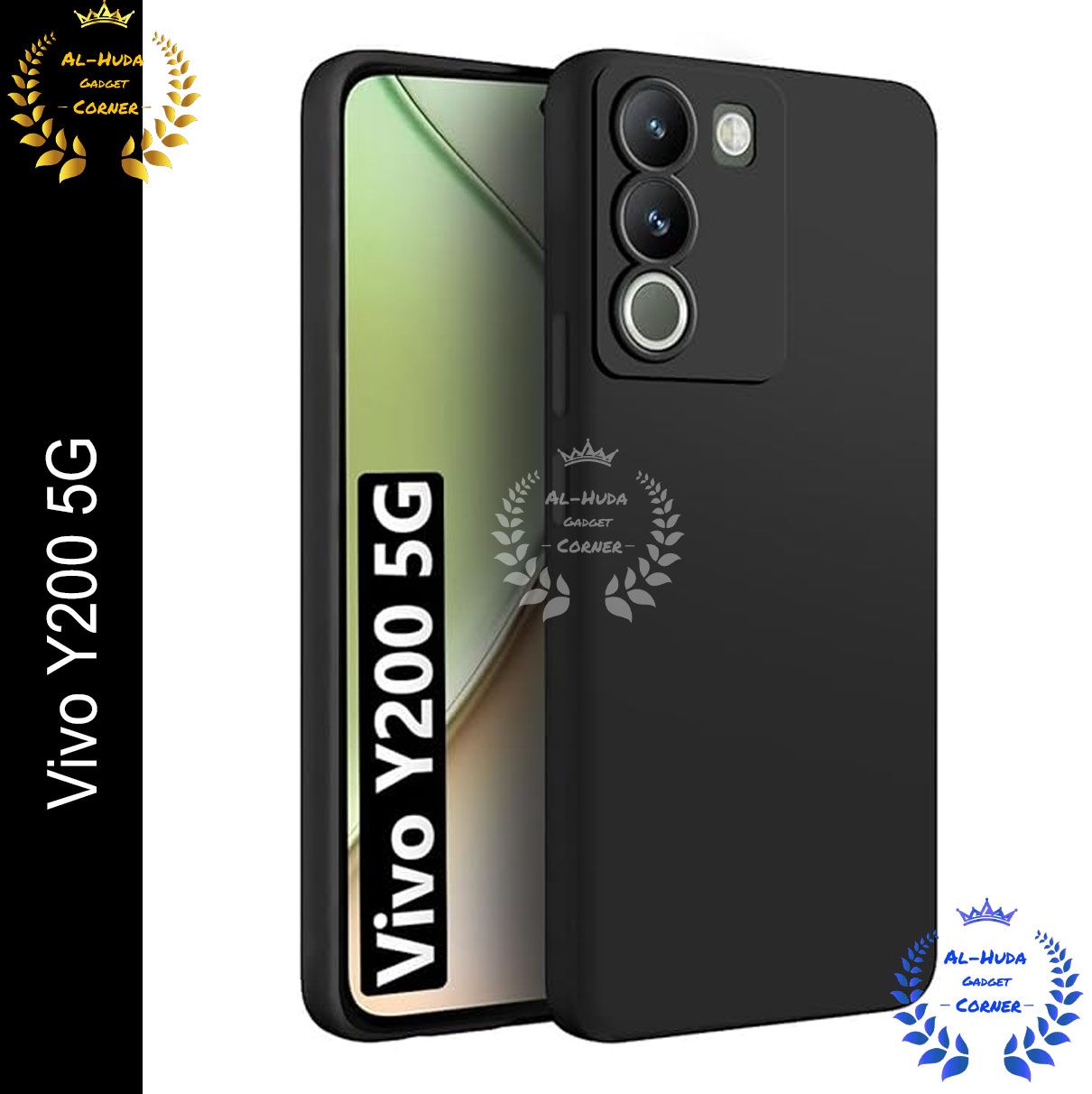 Picture of Premium Liquid Silicone Phone case for ViVo Y200 5G Liquid Silicon Mobile Back Case Soft Silicone Phone Cover