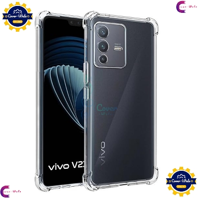 Picture of Transparent Back Clear Cover case + Xundd Protective Cover + Silicone Back Cover With Camera Protection Specially Designed For vivo V23 5G / Vivo S12 5G Back Cover.