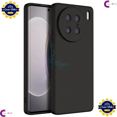 Picture of Transparent Back Clear Cover case + Xundd Protective Cover + Silicone Back Cover With Camera Protection Specially Designed For Vivo X90 PRO 5G Back Cover.