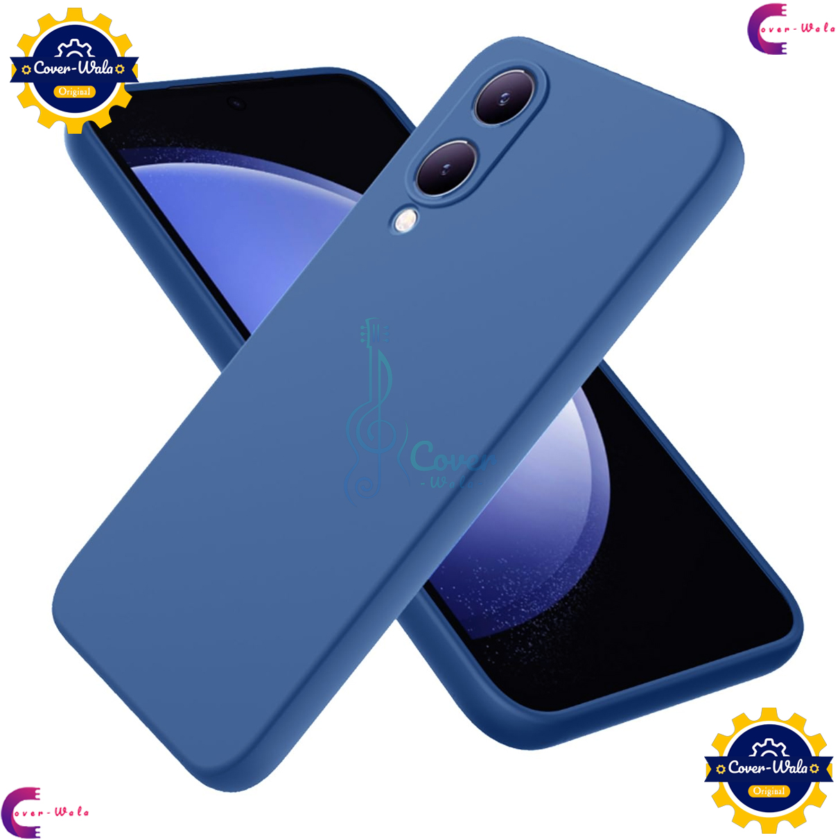 Picture of Transparent Back Clear Cover case + Xundd Protective Cover + Silicone Back Cover With Camera Protection Specially Designed For Vivo Y17s / Vivo Y28s Back Cover.