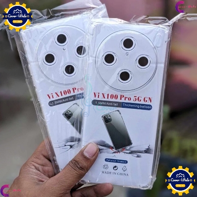 Picture of Transparent Back Clear Cover case + Xundd Protective Cover + Silicone Back Cover With Camera Protection Specially Designed For Vivo X100 PRO 5G Back Cover.