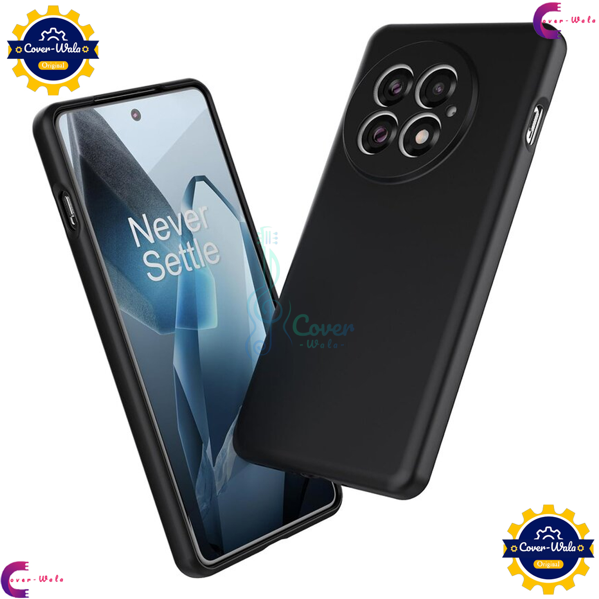 Picture of Transparent Back Clear Cover case + Xundd Protective Cover + Silicone Back Cover With Camera Protection Specially Designed For OnePlus 13 / 1+ 13 Back Cover.