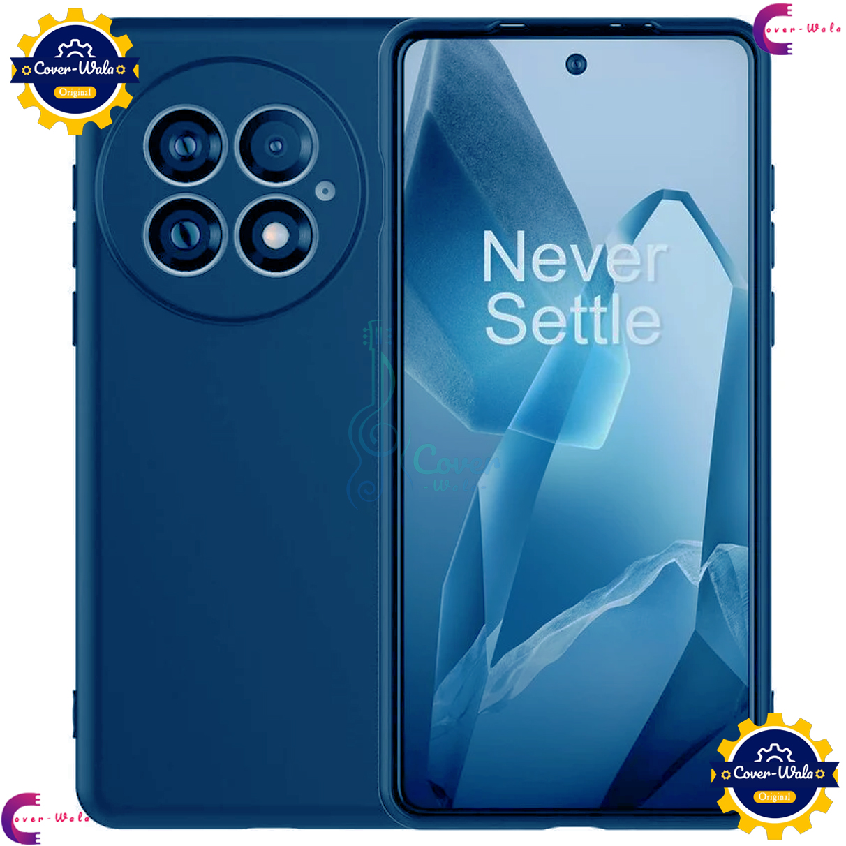 Picture of Transparent Back Clear Cover case + Xundd Protective Cover + Silicone Back Cover With Camera Protection Specially Designed For OnePlus 13 / 1+ 13 Back Cover.