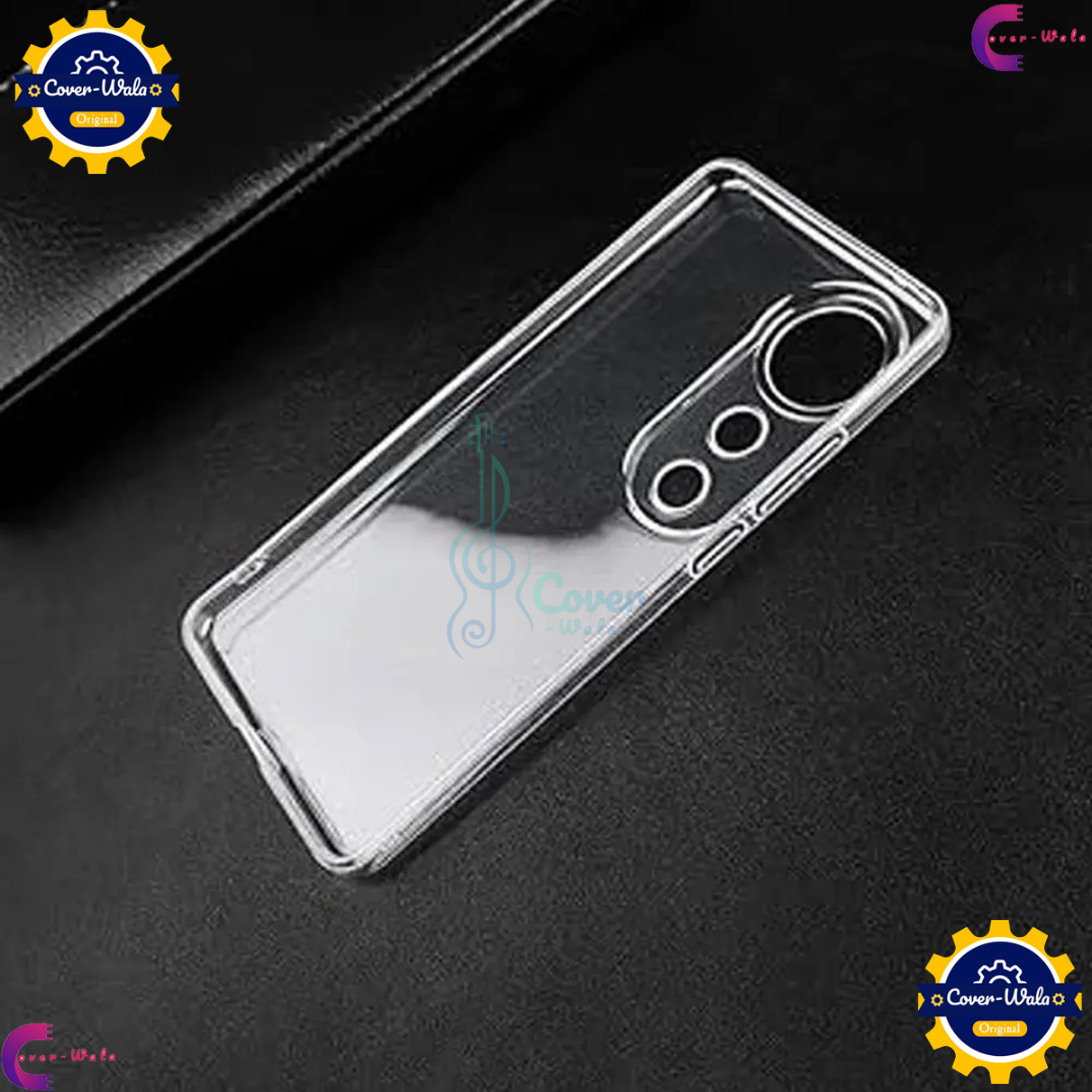 Picture of Transparent Back Clear Cover case + Xundd Protective Cover + Silicone Back Cover With Camera Protection Specially Designed For Vivo V40E 5G / iQOO Z9s 5G Back Cover.