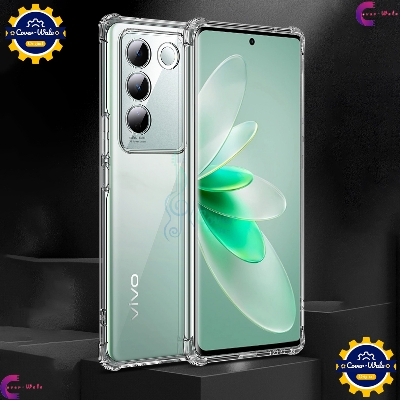 Picture of Transparent Back Clear Cover case + Xundd Protective Cover + Silicone Back Cover With Camera Protection Specially Designed For Vivo V27 5G / Vivo V27 Pro 5G Back Cover.