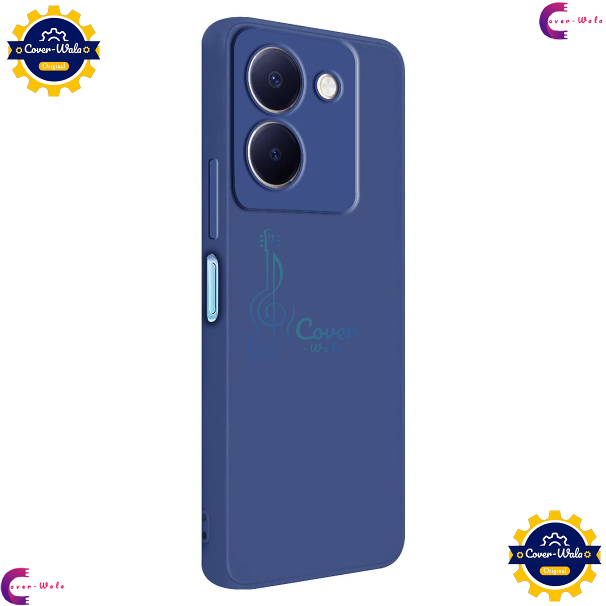 Picture of Transparent Back Clear Cover case + Xundd Protective Cover + Silicone Back Cover With Camera Protection Specially Designed For Vivo Y36 4G / Vivo Y78 5G / Vivo Y27 5G Back Cover.