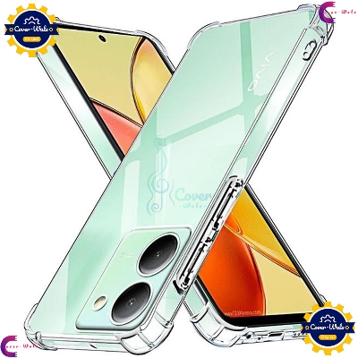 Picture of Transparent Back Clear Cover case + Xundd Protective Cover + Silicone Back Cover With Camera Protection Specially Designed For Vivo Y36 4G / Vivo Y78 5G / Vivo Y27 5G Back Cover.