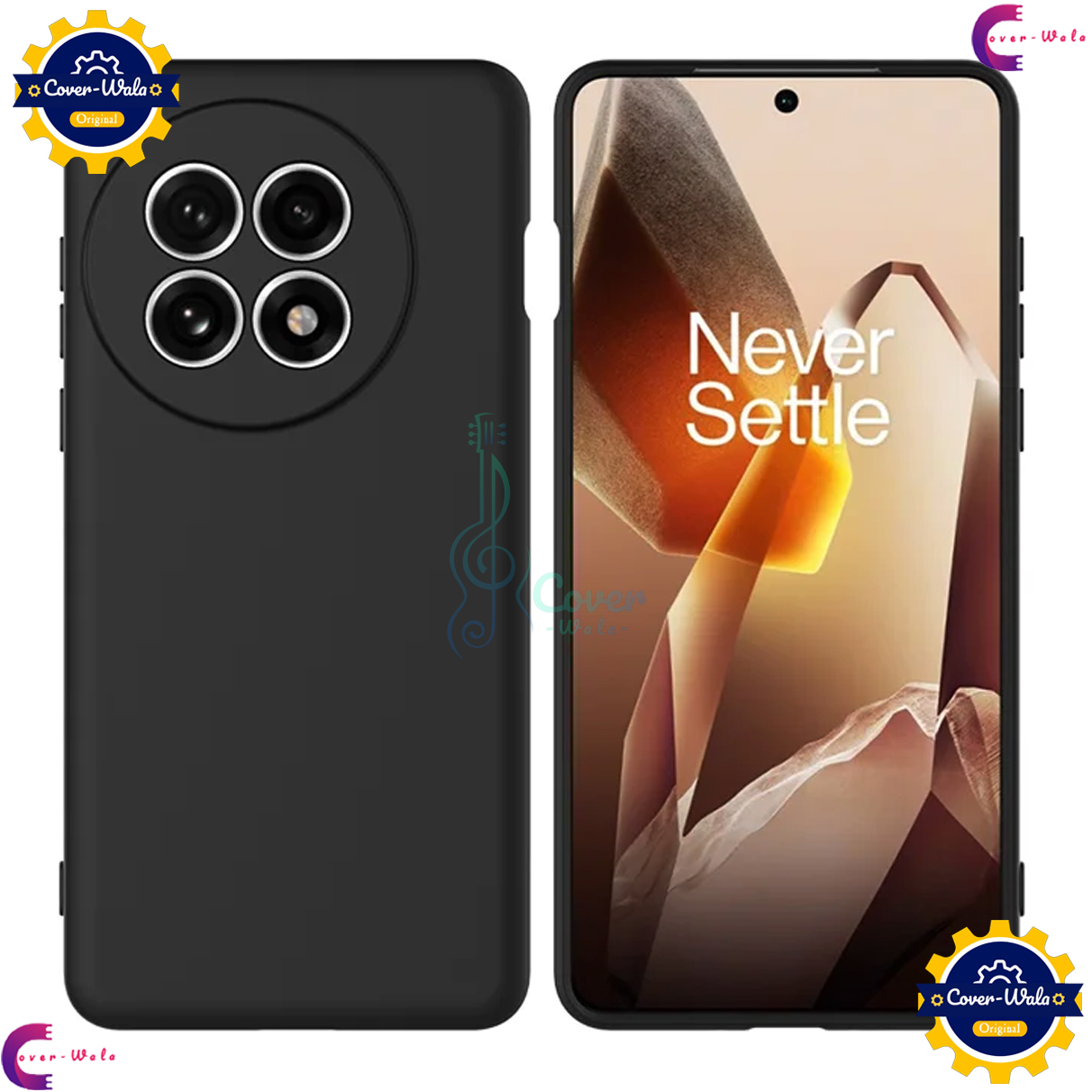 Picture of Transparent Back Clear Cover case + Xundd Protective Cover + Silicone Back Cover With Camera Protection Specially Designed For OnePlus Ace 5 / OnePlus Ace 5 Pro / OnePlus 13R / 1+13R Back Cover.