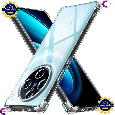 Picture of Transparent Back Clear Cover case + Xundd Protective Cover + Silicone Back Cover With Camera Protection Specially Designed For Vivo X100 5G Back Cover.