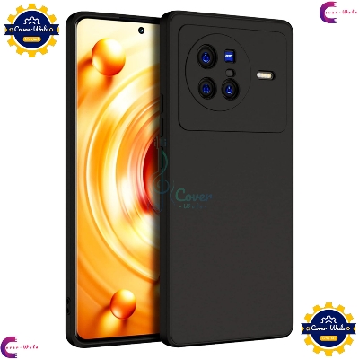 Picture of Transparent Back Clear Cover case + Xundd Protective Cover + Silicone Back Cover With Camera Protection Specially Designed For Vivo X80 5G Back Cover.