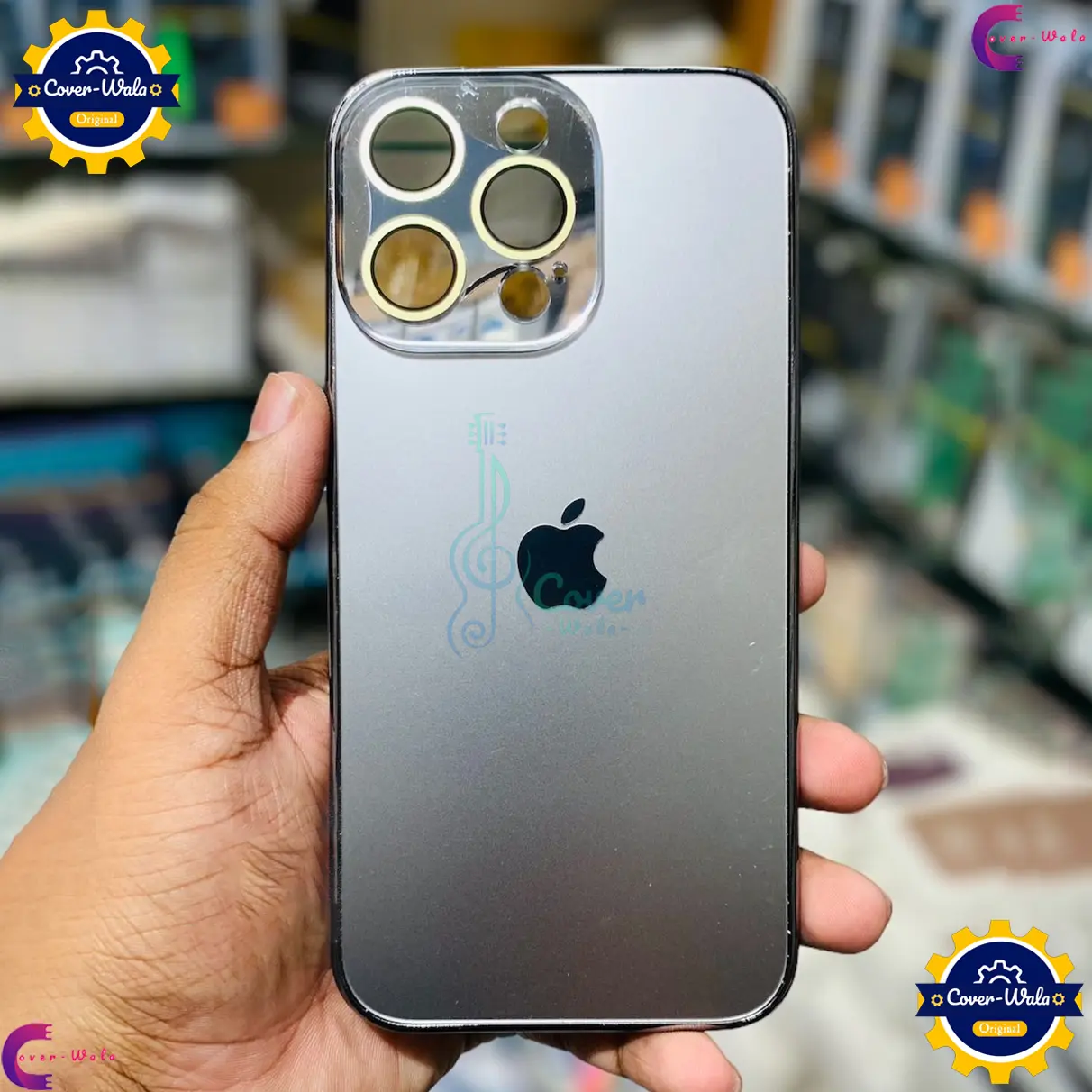 Picture of AG Frosted Glass Silicone Case For iPhone 13 / iPhone 13 Pro / iPhone 13 Pro Max / iPhone 14 / iPhone 14 Pro / iPhone 14 Pro Max / iPhone 15 / iPhone 15 Pro / iPhone 15 Pro Max / iPhone 16 / iPhone 16 Pro / iPhone16 Pro Max
