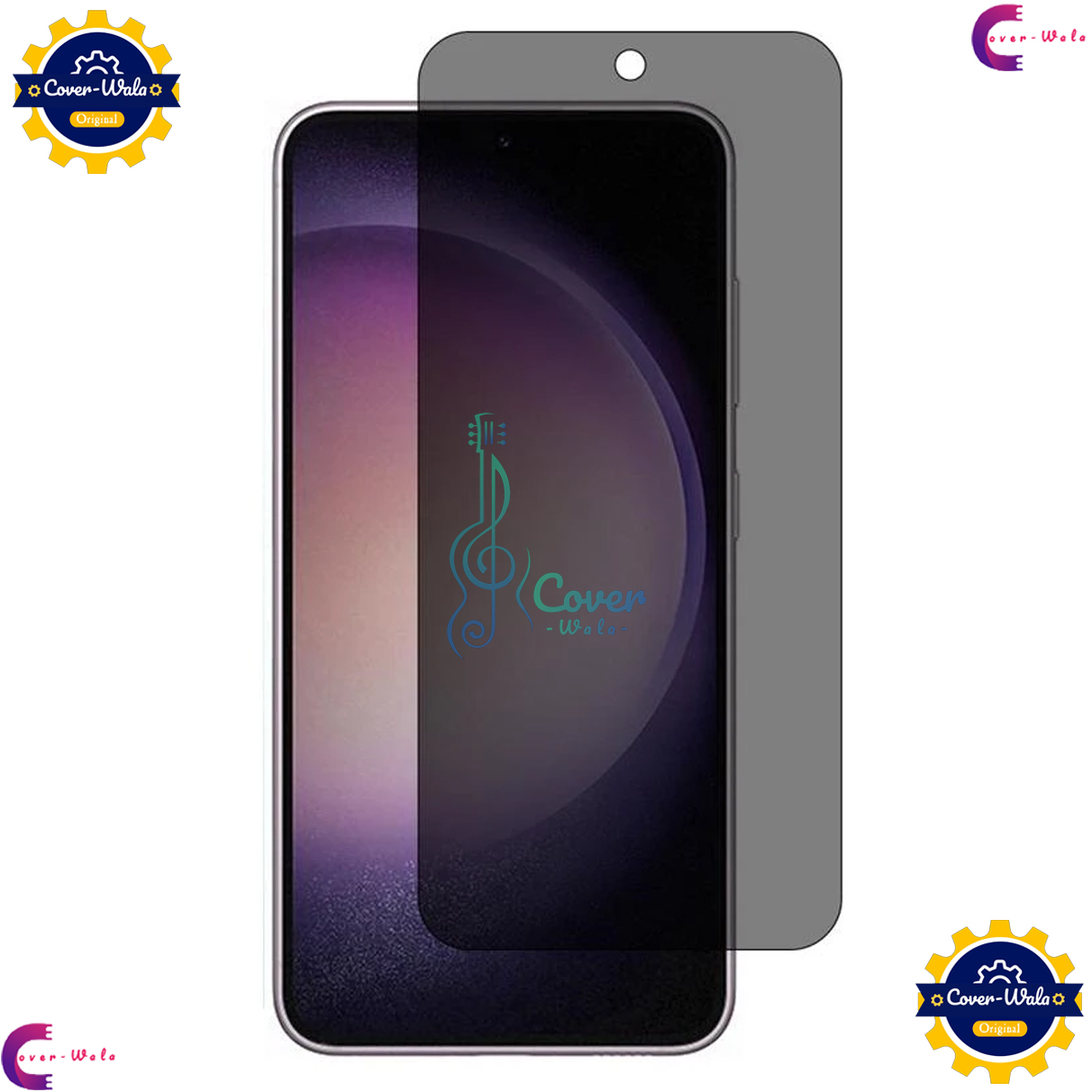 Picture of Privacy glass For Samsung Galaxy S24 Tempered Gorilla Glass Privacy Screen Protector