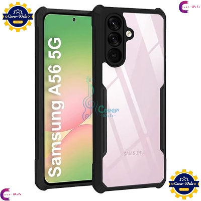 Picture of Transparent Back Clear Cover case + Xundd Protective Cover + Silicone Back Cover With Camera Protection Specially Designed For Samsung A56 5G Back Cover.