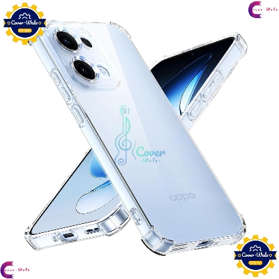 Picture of Transparent Back Clear Cover case + Xundd Protective Cover + Silicone Back Cover With Camera Protection Specially Designed For OPPO Reno 13 5G Back Cover.