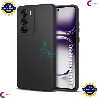 Picture of Transparent Back Clear Cover case + Xundd Protective Cover + Silicone Back Cover With Camera Protection Specially Designed For Oppo Reno12 5G Back Cover.