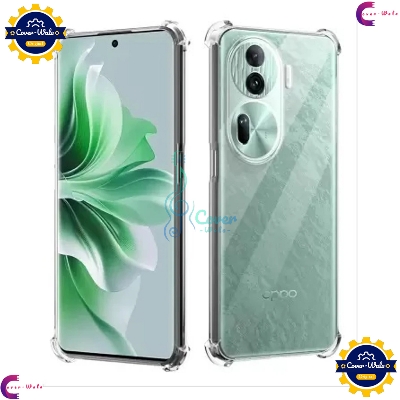 Picture of Transparent Back Clear Cover case + Xundd Protective Cover + Silicone Back Cover With Camera Protection Specially Designed For Oppo Reno11 5G Back Cover.