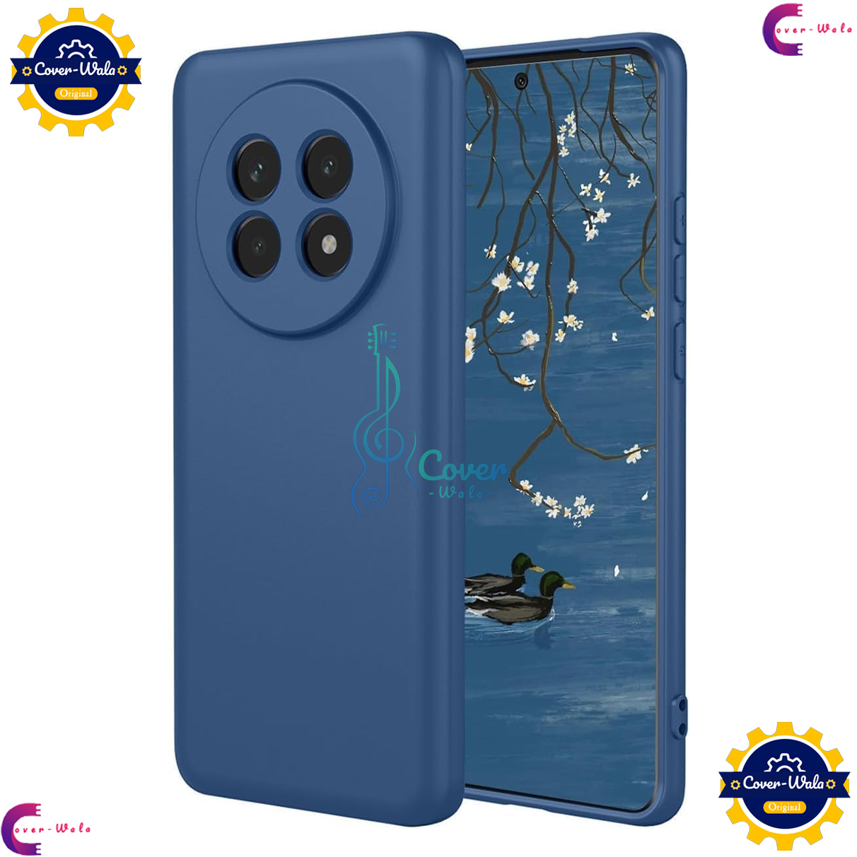 Picture of Transparent Back Clear Cover case + Xundd Protective Cover + Silicone Back Cover With Camera Protection Specially Designed For Honor X9c 5G Back Cover.