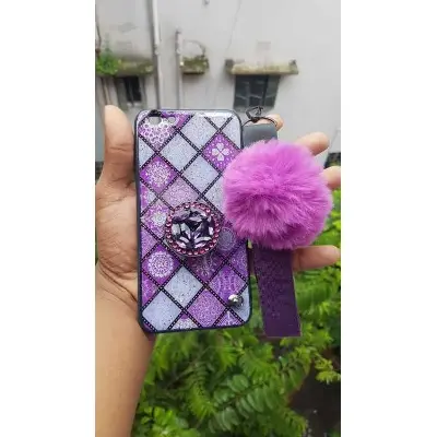 Picture of Women Back Cover + Pom Pom + Pop Up Socket For Iphone 7 Plus/8 Plus