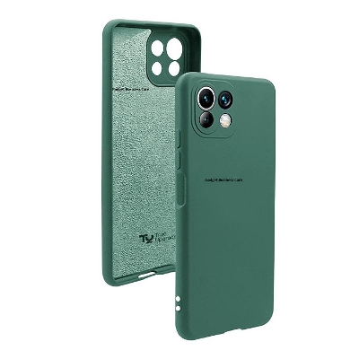 Picture of For Xiaomi Mi 11 Lite / Xiaomi Mi 11 Lite NE 5G Heavy strong Liquid Silicone Soft Gel Rubber Shockproof Cover