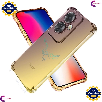 Picture of Transparent Back Clear Cover case + Xundd Protective Cover + Silicone Back Cover With Camera Protection Specially Designed For OPPO Reno 11F 5G / OPPO Reno 11 F Back Cover.