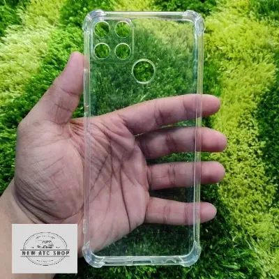 Picture of For Realme C25, C25s, C12, Narzo 20, Narzo 30A Clear Cover Soft Thin Anti-Scratches Crystal Case(Transparent)