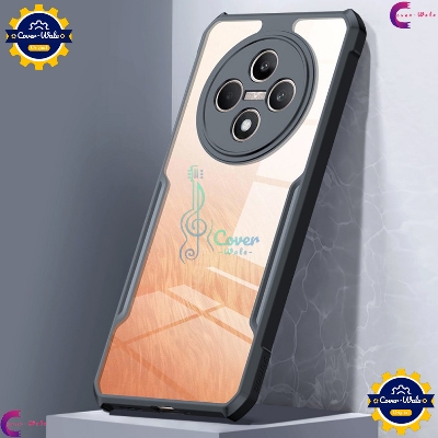 Picture of Transparent Back Clear Cover case + Xundd Protective Cover + Silicone Back Cover With Camera Protection Specially Designed For Oppo Reno12F 5G Back Cover.