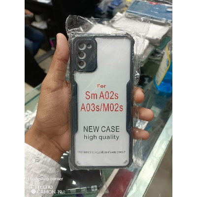 Picture of Samsung Galaxy M02s / Galaxy A03s / Galaxy A02s / Galaxy F02s - f【Four corner】Transparent Silica Gel Matte ShockProof Slim Thin Back Cover Phone Case