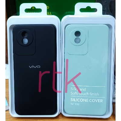 Picture of WOW Imagine Back Cover for Vivo Y02 Slim Ultra Soft Back Cover  Inner Fabric Lining  Matte Camera Protection