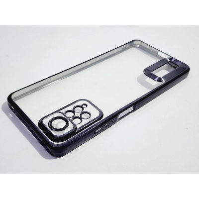 Picture of CD Chrome Flexible Bumper Back Cover Case for Redmi Note 11 Pro/Redmi Note 11 Pro plus