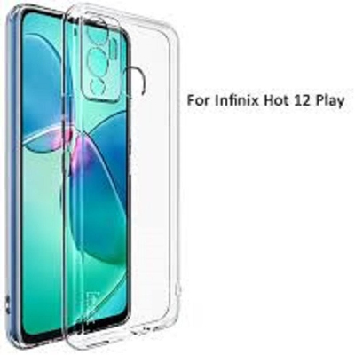 Picture of For Infinix Hot 12 Play - IMPT Premium Silicone Case Crystal Clear Soft TPU Ultra-Thin Transparent Flexible Protective Mobile Phone Back Cover