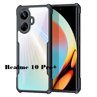 Picture of For Realme 10 Pro+ Xundd Back Cover Reinforced Shockproof Cushion Back Clear Hybrid Transparent Hard Cover Casing For Realme 10 PRO PLUS Xund Back Cover Case
