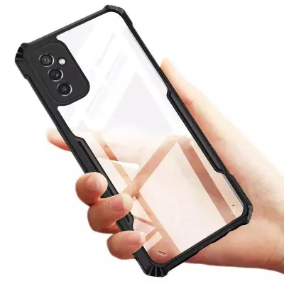 Picture of For Samsung Galaxy A14 5G - Transparent Silica Gel Matte ShockProof Slim Thin Back Cover Phone Case With Bumper