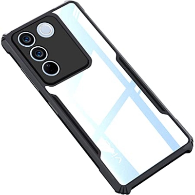 Picture of For Vivo V27 /v27 pro / S16 / S16 pro Xundd Back Cover Reinforced Shockproof Cushion Back Clear Hybrid Transparent Hard Cover Casing
