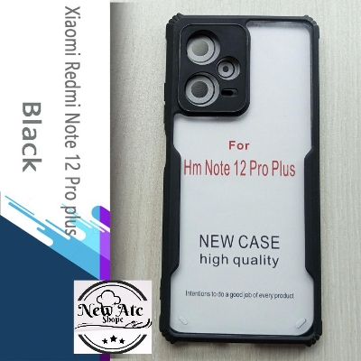 Picture of For Xiaomi Redmi Note 12 Pro plus - Transparent Silica Gel Matte ShockProof Slim Thin Back Cover Phone Case With Bumper